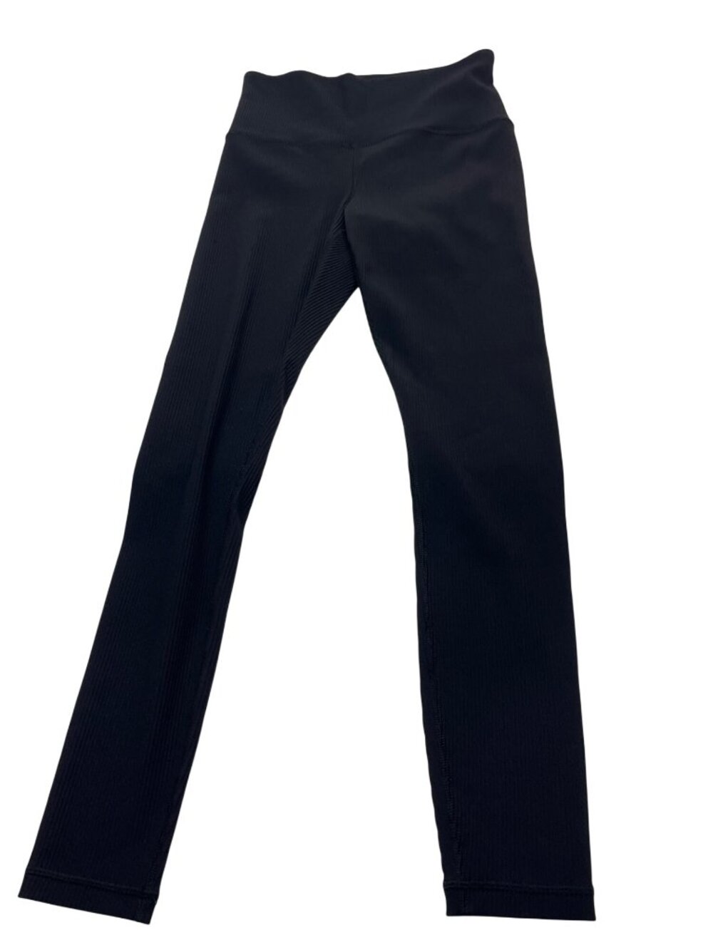 Athleta Elation Rib Tight Leggings Black Size Small Petite 85% Nylon 15% Spandex